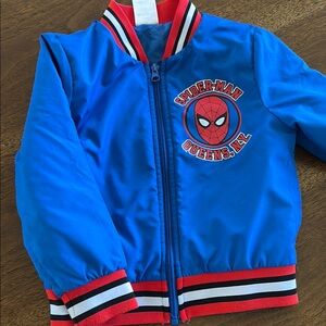 Spring Jacket Size 4 Spiderman Spring Bomber jacket EUC!